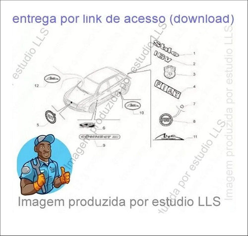 Catálogo Peças Fiat Stilo 1.8 8v Flex 2006 - 2008