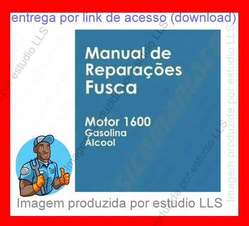 Manuais Reparação Mecânica Oficina Fusca 1600- Super Sele