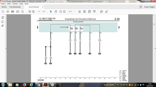 Esquema Eletrico Completo Vw 15-190 E 17-230 Mwm