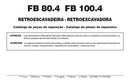 Catálogo De Peças Fiatallis Fb80.4 Retroescavadeira
