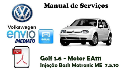 Manual De Serviços  Volkswagen Golf 1.6 Ea111