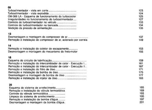 Manual Serviço Mercedes Om 364 Om 366 A E La
