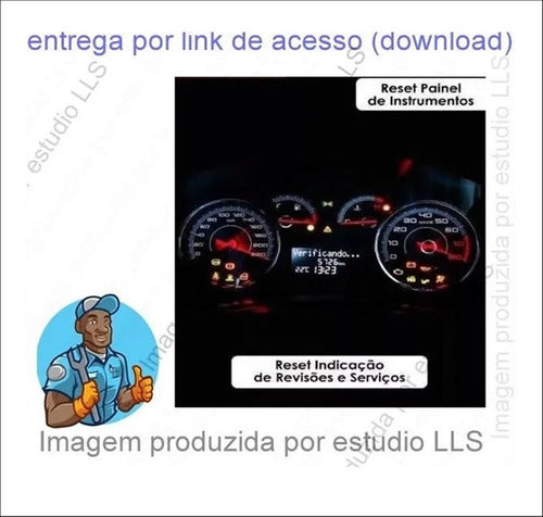 Reset Apagar Indicação Revisão Serviço Painel Instrument