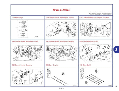 Catálogo De Peças Motor Popa Bf20a2 Bf25a2 Bf30a2 Honda