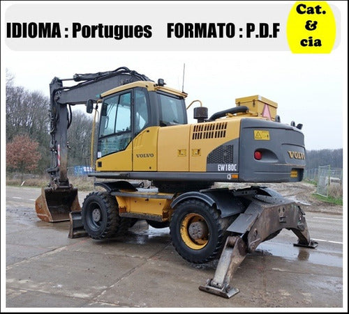 Catalogo De Pecas Escavadeiras Volvo - Ew180c - Pt-br