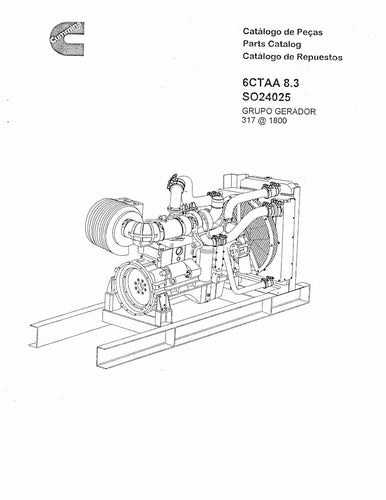 Catálogo De Peças Motor Cummins C -
