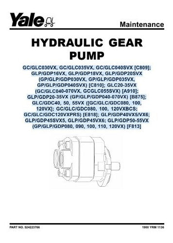 Manual Pecas Bomba Hidraulica Empilhadeira Yale 16pg