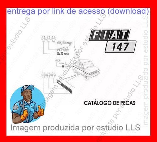 Manual Serviço Fiat 147 Oggi Cs + Catálogo Peças Completo