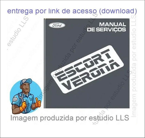 Manual Oficina Serviço Ford Escort Verona - Ed 1992