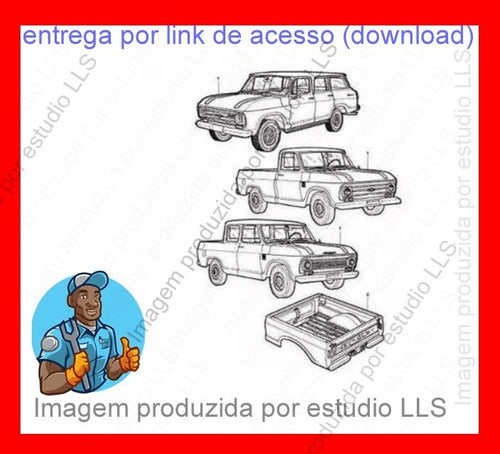 Manual Mecânica Gm C10 Veraneio + Catálogo Peças Completo