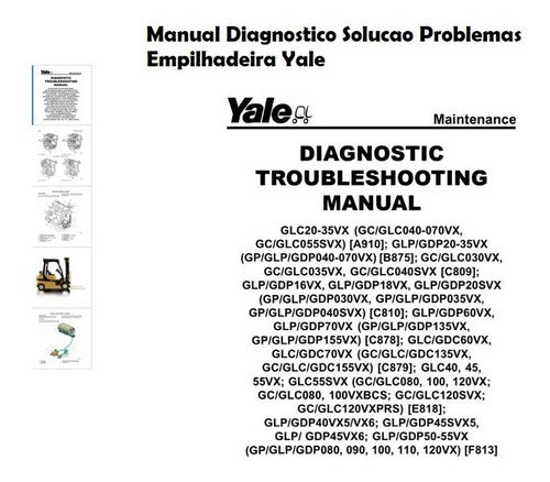 Manual Empilhadeira Yale Glp Diesel Eletrica - 58 Modelos
