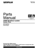 Catálogo De Peças Retroescavadeira 430e Caterpillar -