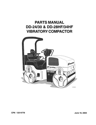 Catálogo De Peças Vibrocompactador Dd24-30 Dd28hf-34hf -