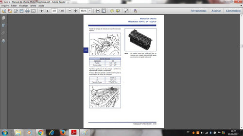 Manual Serviço Motor Mwm Maxxforce 270 Cv Volvo Agrale Euro5