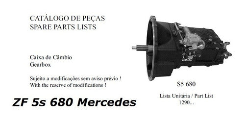 Catalago De Peças Cambio Zf 5 Marcha Mercedes 1620-1721-1418