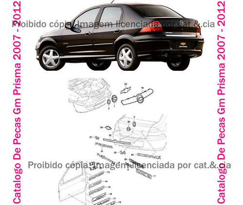 Catalogo De Pecas Gm Prisma 2007 - 2012