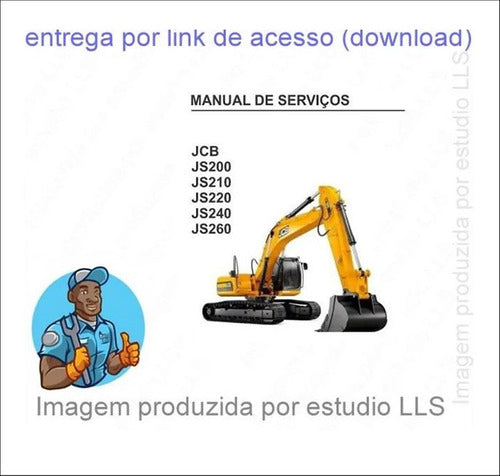 Manual Serviço Oficina Escavadeira Jcb Js200 210 220 240 260