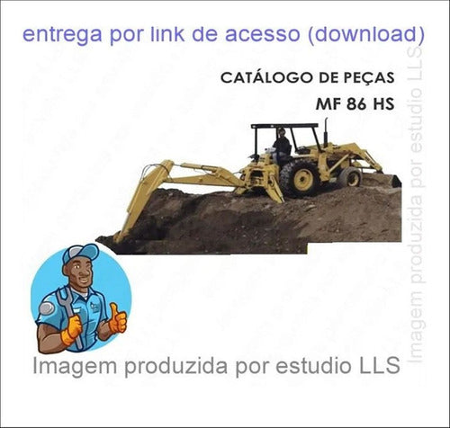 Catálogo Peças Retroescavadeira Massey Mf 86 Hs