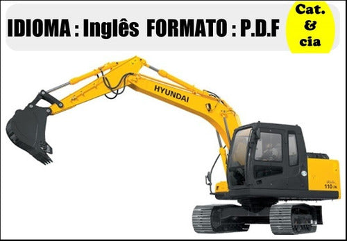 Catalogo De Pecas Escavadeira Hyundai - R110 - 7a - (ingles)