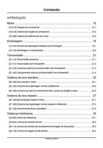 Manual De Serviço New Holland T7