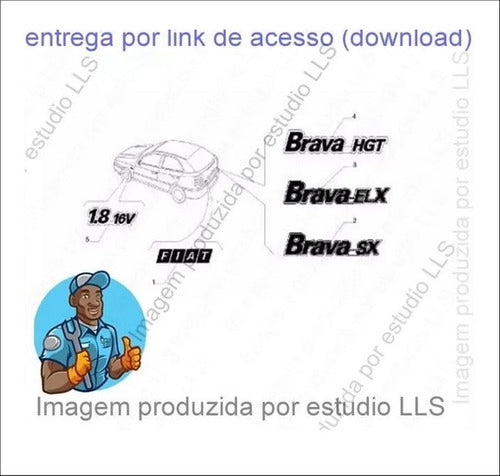 Catálogo Peças Fiat Brava Elx 1.6 16v 2000 - 2003