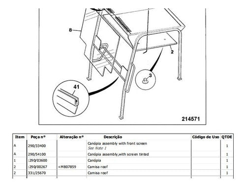 Jcb 1cx - Nacional - Catalogo De Peças