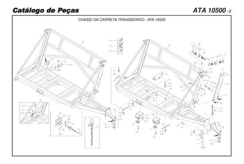 Catalogo De Peças Antoniosi Ata 10500 Carreta Transbordo