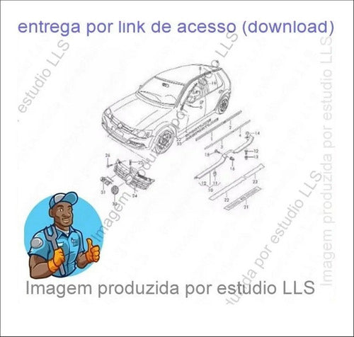 Catálogo Peças Volkswagen Golf 1.6 1.8 2.0 2007 - 2010