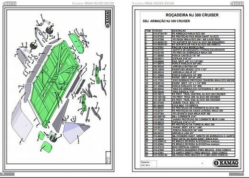 Catálogo De Peças Roçadeira Ninjaeco 300