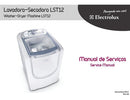 Manual De Serviço Lava E Seca Lst12 Electrolux -