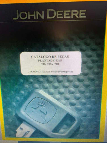 Catálogo De Peças Plantadeira John Deere 706 708 710