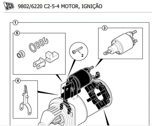 Jcb 1cx - Nacional - Catalogo De Peças