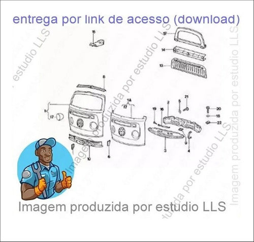Catálogo Peças Volkswagen Kombi Clipper 1975 - 1995