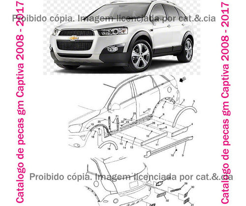 Catalogo De Pecas Gm Captiva 2008 - 2017 | Distribuidora | Catálogos