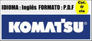 Catalogo De Pecas Escavadeiras Komatsu - Pc20mrx-3