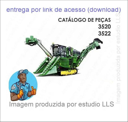 Catálogo Peças Colhedoras John Deere 3520 3522 Canavieira