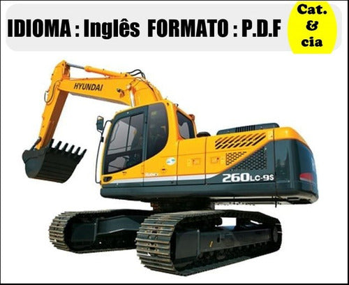 Catalogo De Pecas Escavadeira Hyundai - R260lc-9s - (ingles)
