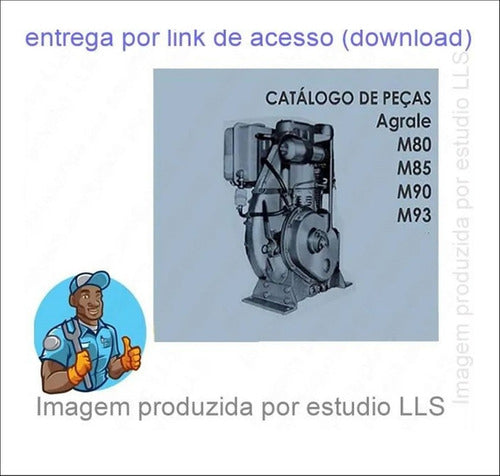 Catálogo Peças Motores Agrale M80 M85 M90 M93 - Antigo