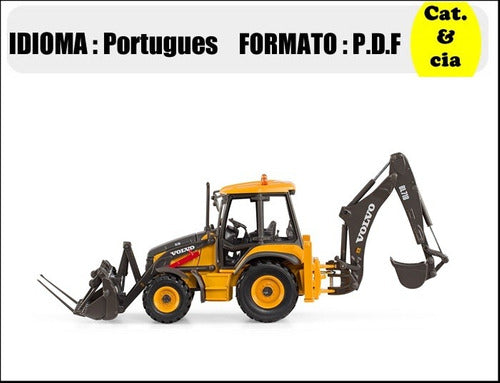 Catalogo De Pecas Retroescavadeiras Volvo - Bl71b - Pt-br