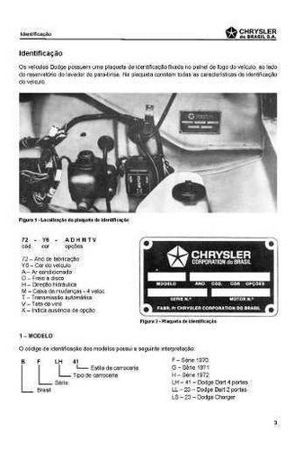 Manual Reparações Mecânica Dodge Dart Charger Magnum Leba