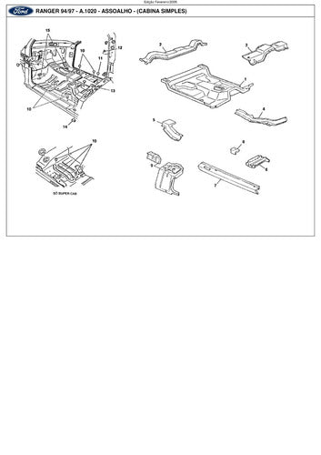 Catálogo De Peças Ford Ranger V6 4.0 1994-1997 -