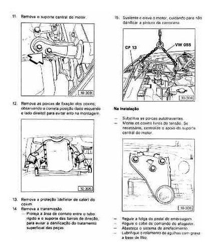 Manual Reparação Serviço Motor Ae 1.6 1600 Vw Gol Saveiro