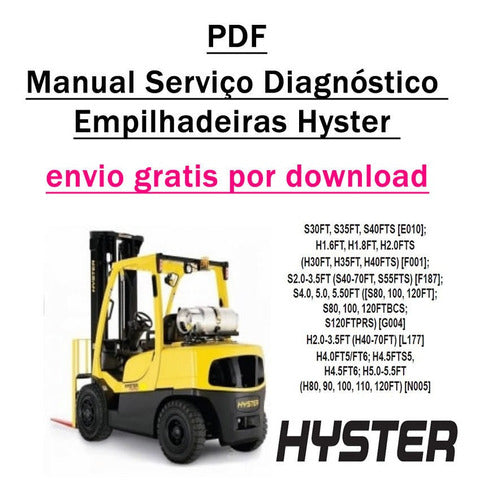 Manual Serviço Diagnóstico Empilhadeiras Hyster