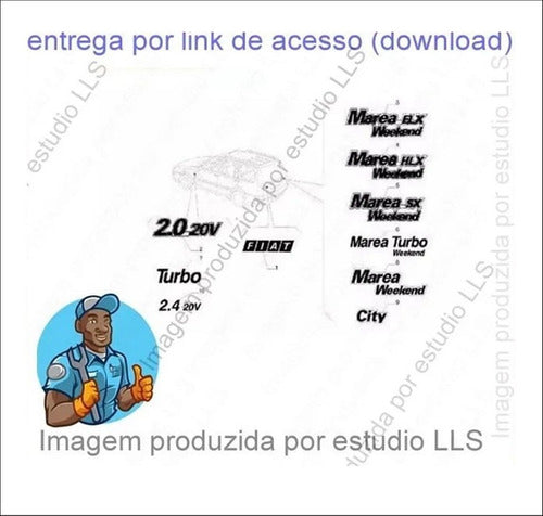Catálogo Peças Fiat Marea Weekend Turbo 2.0 20v 1999 - 200