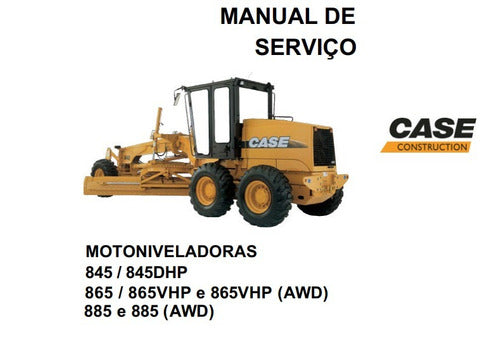 Motoniveladora 845, 845dhp, 865, 865 Vhp E 865vhp (awd) 885