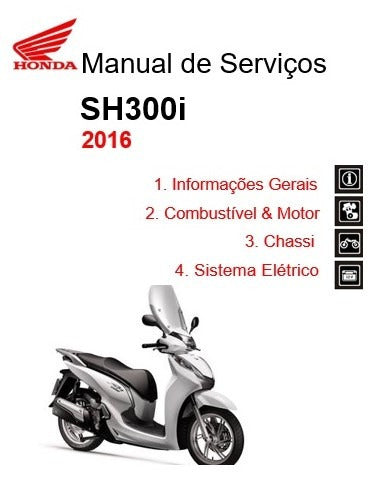 Manual De Serviços - Honda Sh300i 2016