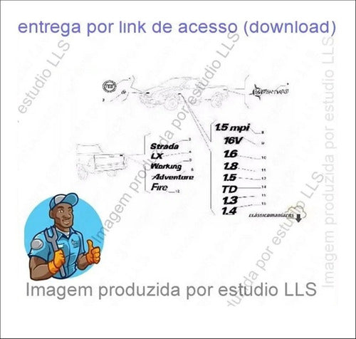 Catálogo Peças Fiat Strada 1.3 1.4 1.5 1.6 1.8 2002 - 2006
