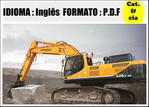 Catalogo De Pecas Escavadeira Hyundai - R520lc-9a - (ingles)