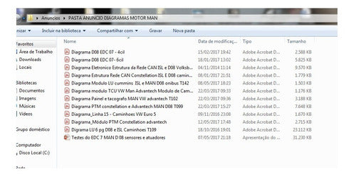 Programa Codigo Falhas Man + Diagramas Eletronico