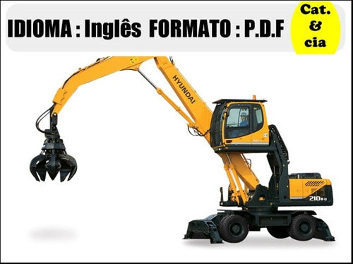 Catalogo De Pecas Escavadeira Hyundai - R210w-9 - (ingles)
